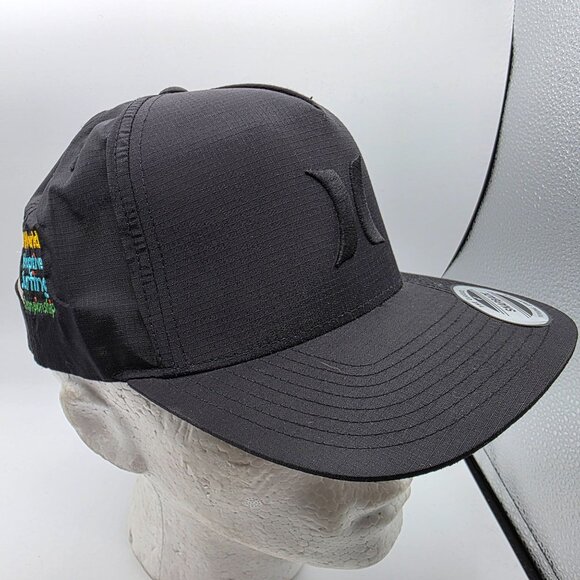 Hurley Snapback Black Hat Casual 2015 ISA World Adaptive Surfing Championship - Picture 1 of 11